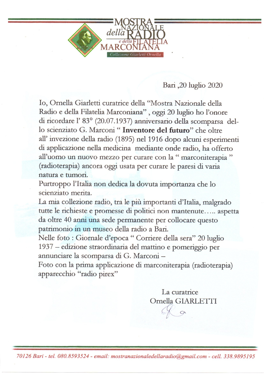 Comunicato Stampa - Giarletti